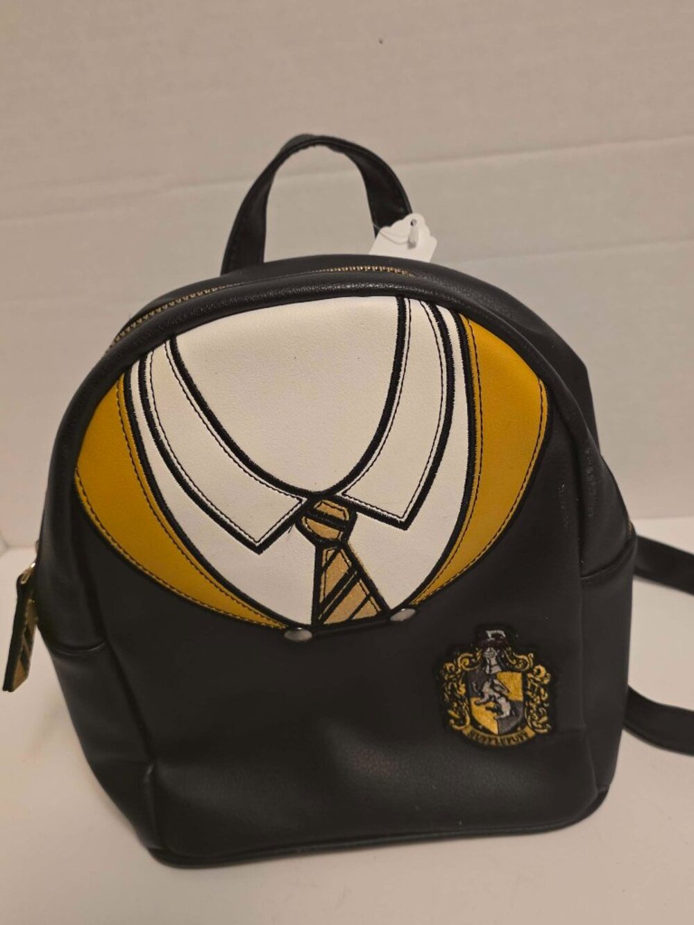 Harry Potter Hufflepuff Mini Backpack Purse Black Yellow Primark
